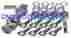 11518 Eagle Specialty Products Rotating Assembly Srp Dome Pistons 6.7 Rod Bb Chevy 518 2 Pc