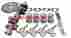13052l Eagle Rotating Assembly Mahle Inv Dome Pistons 6 Rod Sb Chevy 383 1 Pc