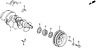 13811-pl2-a10 Honda Crankshaft Pulley Oem Legend Pn