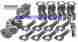 35100 Eagle Rotating Assembly Je Inv Dome Pistons 5.7 Rod Sb Chevy 355 2 Pc