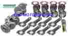 35110 Eagle Rotating Assembly Je Inv Dome Pistons 6 Rod Sb Chevy 357 2 Pc
