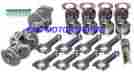 35130 Eagle Rotating Assembly Je Inv Dome Pistons 6 Rod Sb Chevy 383 2 Pc