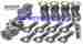 35200 Eagle Rotating Assembly Je Inv Dome Pistons 5.7 Rod Sb Chevy 400