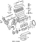 116-031-31-01 380se 380sl Mercedes-benz Genuine Crankshaft