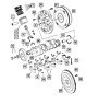 4713030ac Mopar Dodge Jeep Genuine Crankshaft Bearing Kit