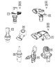 68153903ac 500 Dart Mopar Fiat Dodge Genuine Crankshaft Position Sensor
