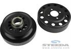 701-0005a Steeda Underdrive Pulleys Serp Nodular Iron Blk Crank Alternator