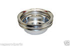 8974 Rpc Small Block Ford Chrome Crank Shaft Pulley Two Groove