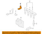 96836520 Gm Oem Crank Sensor Bracket