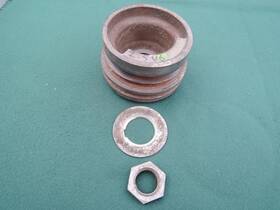 60534858 Alfa Romeo Milano 2.5 V6 Used Original Engine Crankshaft Pulley Part #