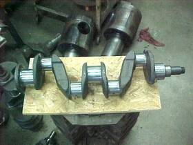 4515005 Allis-chalmers 153 / 175 Cid Crankshaft Casting# Rod .020 Main