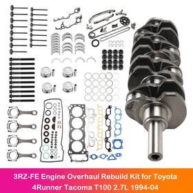 11701-75022-01 Amotopart 3rz-fe Engine Overhaul Rebuild Kit For Toyota 4runner Tacoma T100 2.7l 1994-04