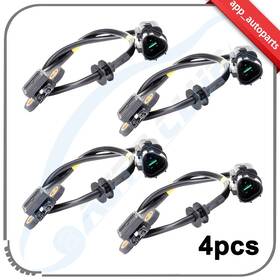 Aap82538001s App Autoparts Fit For 2003 Kia Sorento Lx 3.5l V6 Engine Crankshaft Position Sensor 4pcs Black