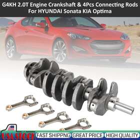 23510-2g430 Areyourshop G4kh 2.0t Engine Crankshaft&4pc Connecting Rods For Hyundai Sonata Kia Optima #2