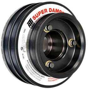 Rb26 Ati 800157028717 Damper - 5.67in Alum 2 4 Grv Nissan R33 34 1pc With Power St