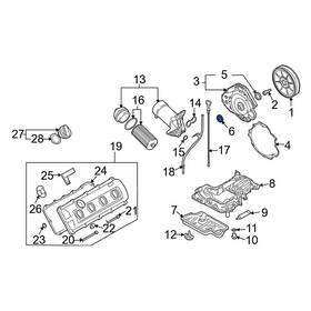 079103051d Audi Oe For Q7 2009-2015 Front Engine Crankshaft Seal
