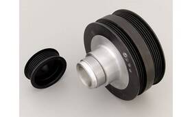 549984 Auto Specialties Pulley Set Serpentine Steel Nitride Black Chevy Small Block