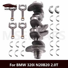 Km72at Autocamparts Engine Crankshaft With Connecting Rods Bearing Set For Bmw N20 320i 328i 528i 2.0l