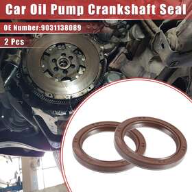 9031138089 Automall Tech 2 Pcs Crankshaft Seal Front Cover For Toyota Camry 02-11 No.9031138089