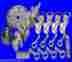B18401060 Eagle Bbc 454 Balanced Rotating Assembly 2pc 060 Big Block Chevy Dome
