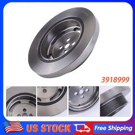 3915069 Blk Diesel New Damper Rubber Vibration Balance For Dodge Ram 5.9 Cummins 1998-2002 Vp44 24v