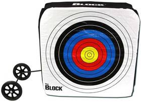 B50801 Block Targets 34x14x34 Inch Bullseye Archery Target - Durable Outdoor Shooting