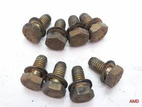 07119905528 Bmw 1997 540i 528i 525i 530i E39 M62 Vib Damper Crankshaft Pulley Bolt Set 8pc