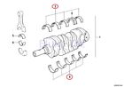 Bmw11211706847-4 Bmw Genuine Crankshaft Main Bearing Shell Standard For Cylinder Engine