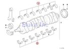 Bmw11211706847-6 Bmw Genuine Crankshaft Main Bearing Shell Standard For Cylinder Engine