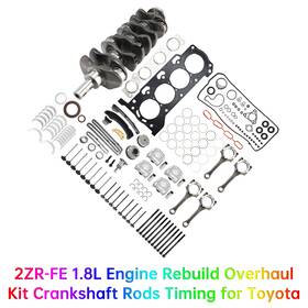 11791-22020 Bruce&shark 2zr-fe 1.8l Engine Rebuild Overhaul Kit Crankshaft Rods Timing For Toyota