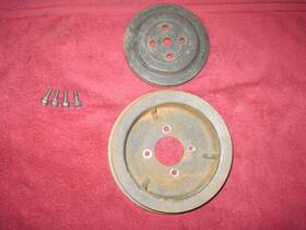 1605705 Cadillac 75 76 Deville 500 Cast Crank Water Pump Pulleys