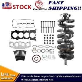 1340128030 Carbole Crankshaft 2.4l 2azfe Head Gasket Bolts Set For Toyota Camry Matrix Scion Rav4