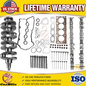 55571923 Carbole Hgs345 Crankshaft Head Gasket Intake And Exhaust Camshaft Kit For Chevy Cruze Astra 1.8l