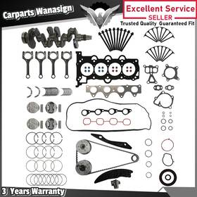 Dtb-g4fg-001 Carpartswanasign G4fg G4fc 1.6 Crankshaft&rods&timing Chain Kit For 12-17 Hyundai Tucson Kia Soul
