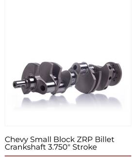 C-sbc-001ul Chevrolet Chevy Small Block Billet Crankshaft