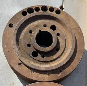 2658871 Chrysler 1966-1971 Mopar 426 Street Hemi Harmonic Balancer Good Rubber And Keyway B E Body