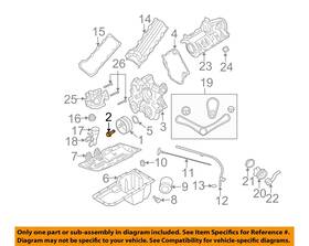 6504415 Chrysler Oem 99-13 1500 Engine Parts-vibration Damper Bolt