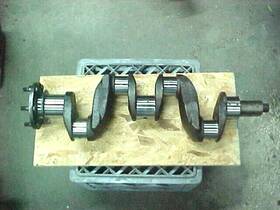 F400c-500 Continental F124/140 Studded Male Post Crankshaft Rods .020 Mains .010