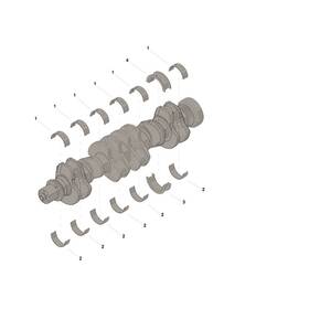 4955862 Cummins Main Bearing 030 Set For