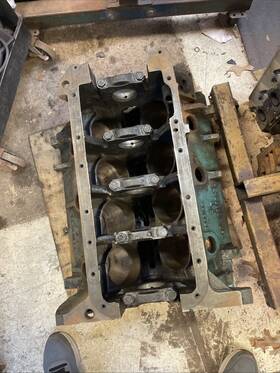 2468130 Dodge 1966 Oem Original Bare 383 Engine Block Chrysler Plymouth Std Bore B383