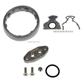 Bndl-936732 Dorman For Chevy Silverado 1500 2000 3-pc Rear Main Seal Cover Kit