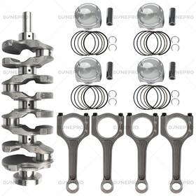 23041-2bac0 Dynepro G4fj 1.6l Engine Crankshaft Connecting Rods Pistons Set For Hyundai Elantra Kia
