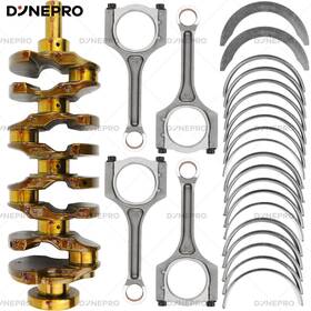 2102025150 Dynepro 230602g020 G4kj Crankshaft Connecting Rod For Hyundai Sonata Santa Fe And Kia Optima 2.4l