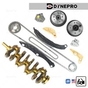 2311125000 Dynepro G4kh Engine Overhaul Rebuild Kit Crankshaft And Timing Chain Set For Hyundai Kia