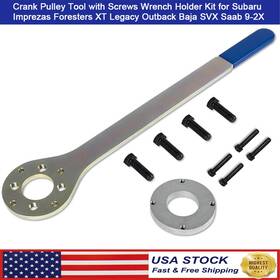 Egqp197 Eg-auto Crank Pulley Tool For Subaru Imprezas Foresters Xt Legacy Outback Baja Svx Saab