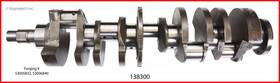 138300 Enginetech Engine Crankshaft Kit Inc