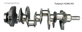 153300 Enginetech Crankshaft Kit For Select 75-82 Ford Mercury Models