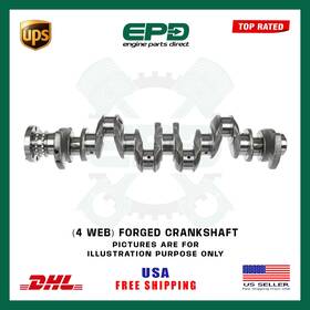 Bmw-n57-crs-0121 Epd N57 Engine Crankshaft Bmw 3.0 Diesel N57d30a N57d30b 4 Web New Forged Crank