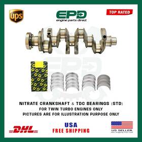 Lr-204-dta-907 Epd 204dta Nitrate Crankshaft And Engine Bearings For Land Rover Twin Turbo 2.0 Diesel