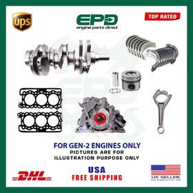 Lr-306dt-erk-025 Epd Land Rover Jaguar 306dt Tdv6 Forged Crankshaft And Piston Engine Rebuild Parts